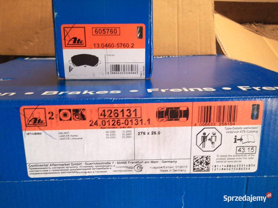 zestaw hamulcowy tarcze