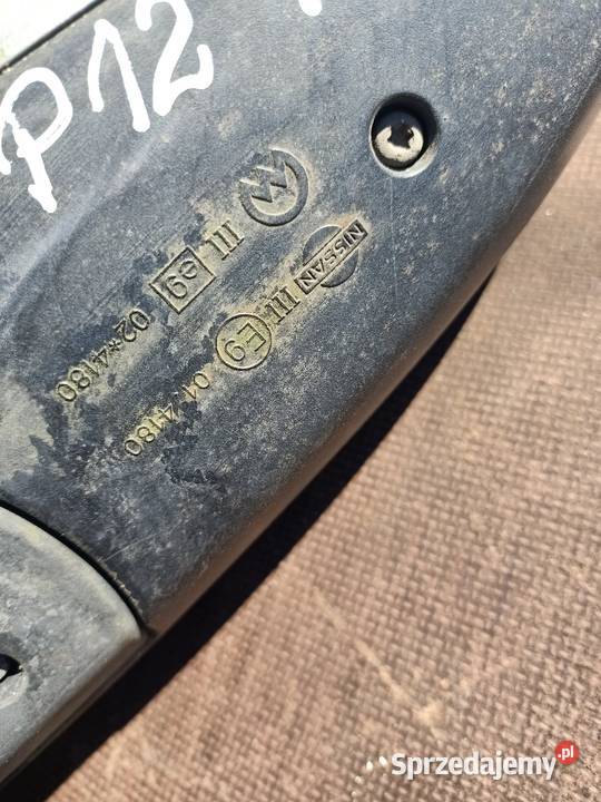 Lusterko elektryczne prawe nissan primera P12 zachodniopomorskie Szczecin sprzedam
