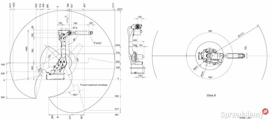 Robot przemysłowy Yaskawa Motoman HP20 NX100 LSQ Głogów