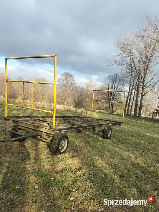 Przyczepa do bel laweta słomy siana Przyczepy rolnicze Poddębice