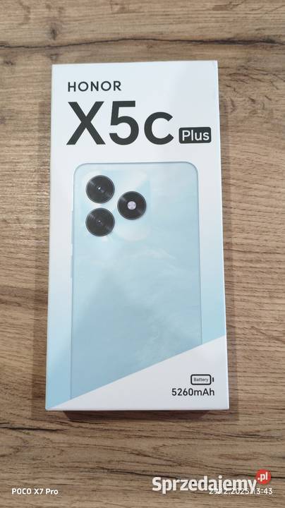 NOWY Smartfon Honor X5c Plus 464GB 674 50Mpix sprzedam