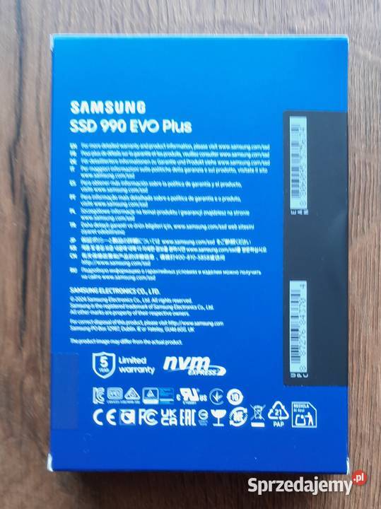 Dysk SSD 1TB Samsung 990 EVO Plus PCIe 40 x4 50 Grzawa sprzedam
