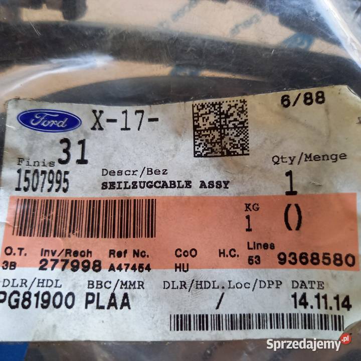 15079958M5T14A280CB Przewód linka Układ elektryczny silnika Kraków