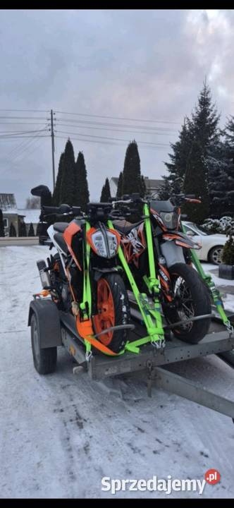Przyczepka motocyklowa wynajem przewóz quada Wielopole Skrzyńskie