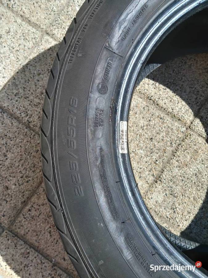 Opony letnie 22555 R16 komplet 4 sztuki 16cale Gdynia sprzedam