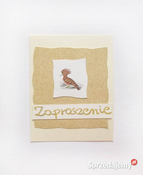 eko zaproszenia puste ptaszek zaproszenie pomorskie Gdańsk