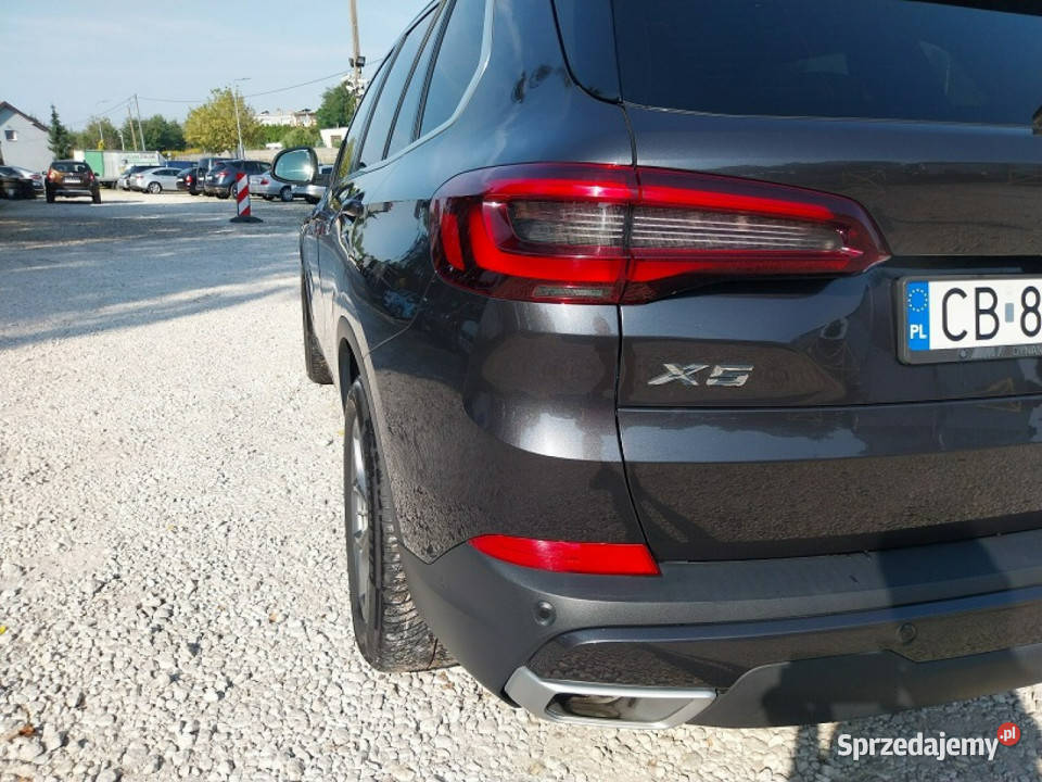 BMW X5 Salon Polska nowy Super G05 2018 światła przeciwmgielne Bydgoszcz sprzedam