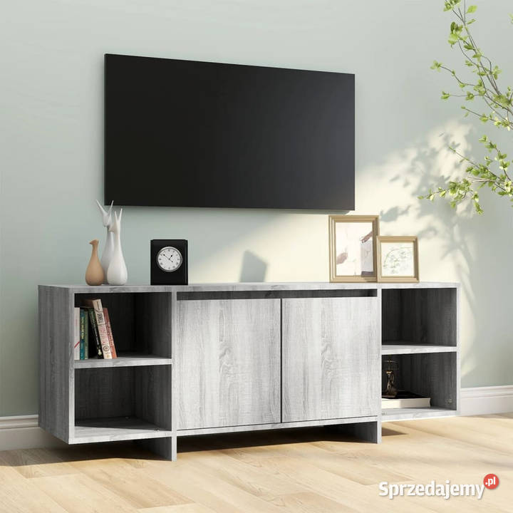 Szafka pod TV szary dąb sonoma 130x35x50 Warszawa
