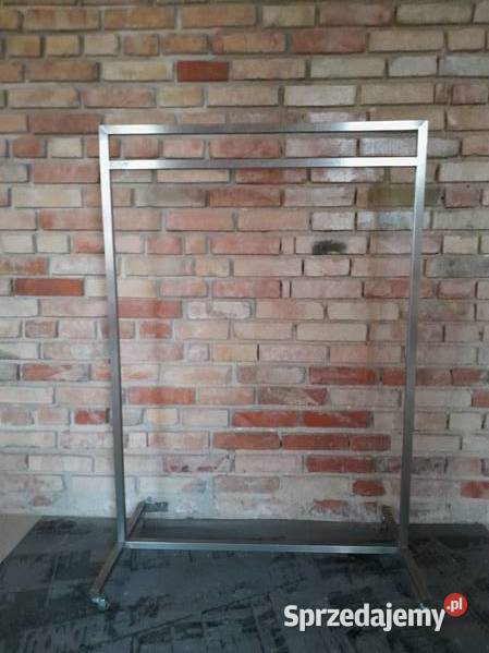 Wieszak stojący LOFT metalowy nierdzewny na Gorlice sprzedam
