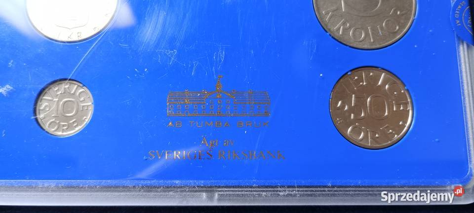 Stare monety 1988 set Dania stan menniczy Numizmatyka Antyki, Sztuka, Kolekcje Lesko