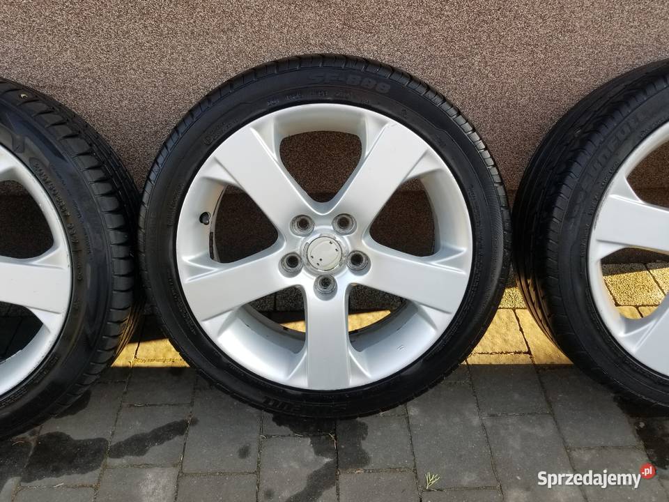Felgi aluminiowe 17 z oponami Mazda 4 sztuki z śląskie Jaworzno