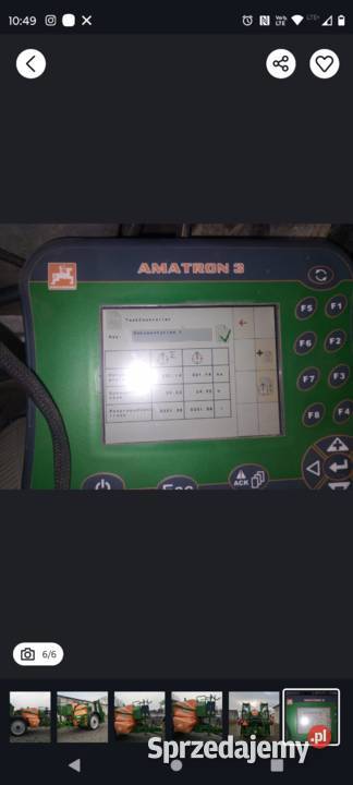 Opryskiwacz Amazone opolskie Prężyna