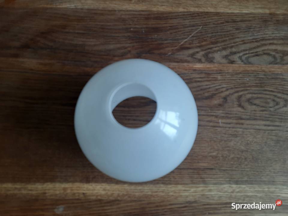 szklany klosz kula w kolorze mlecznym Morąg sprzedam