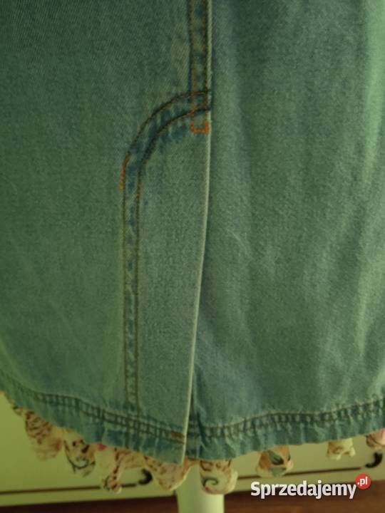 DŻINSOWY ŻAKIET Z KRÓTKIMI RĘKAWAMI r 44