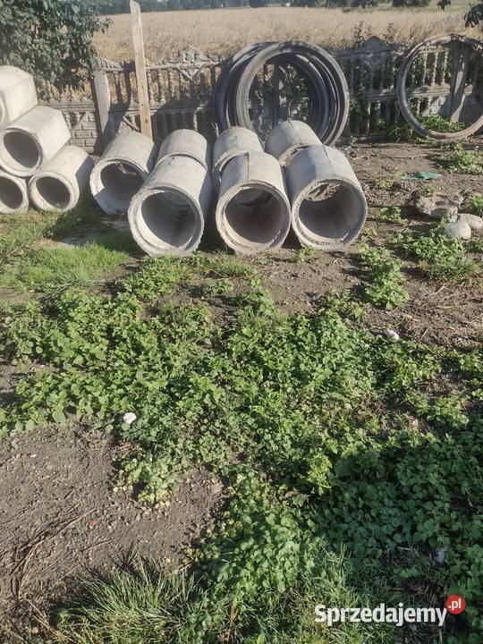 Sprzedam kręgi i pokrywy betonowe studnia szambo Materiały budowlane śląskie Skrzydłowice
