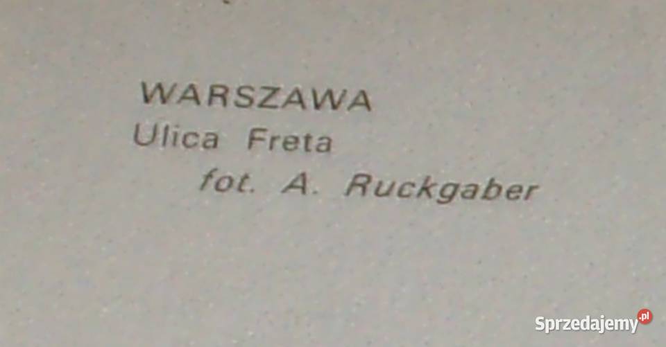 Warszawa na pocztówce z lat siedemdziesiątych Pruszków