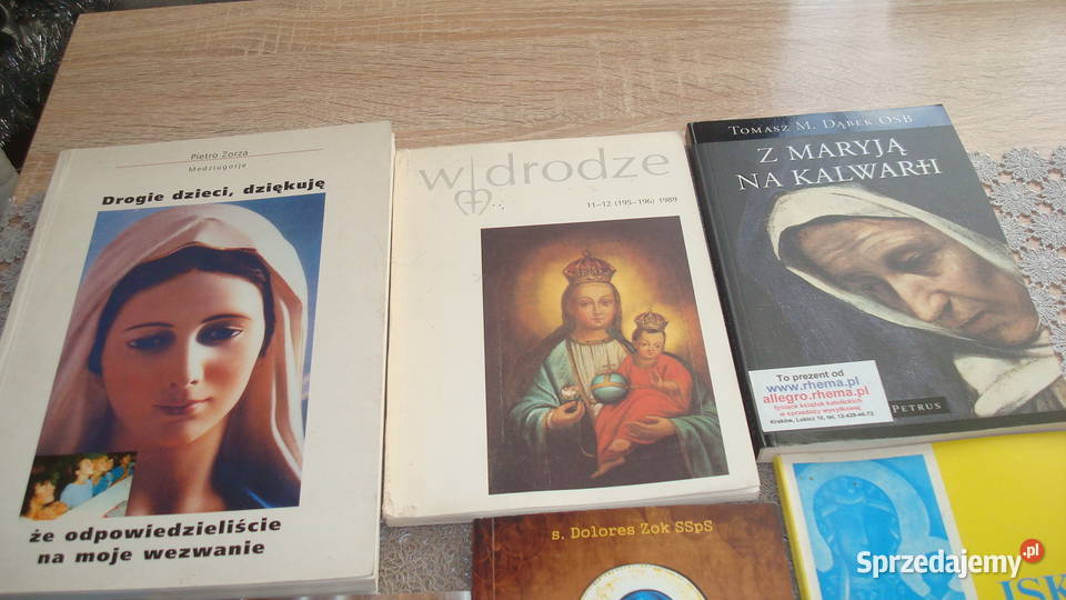 Kolekcja książek religijnych wiara, duchowość Osięciny