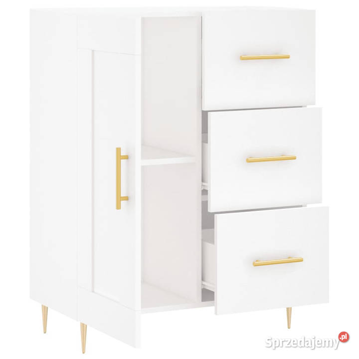 Szafka biała 695x34x90 materiał drewnopochodny