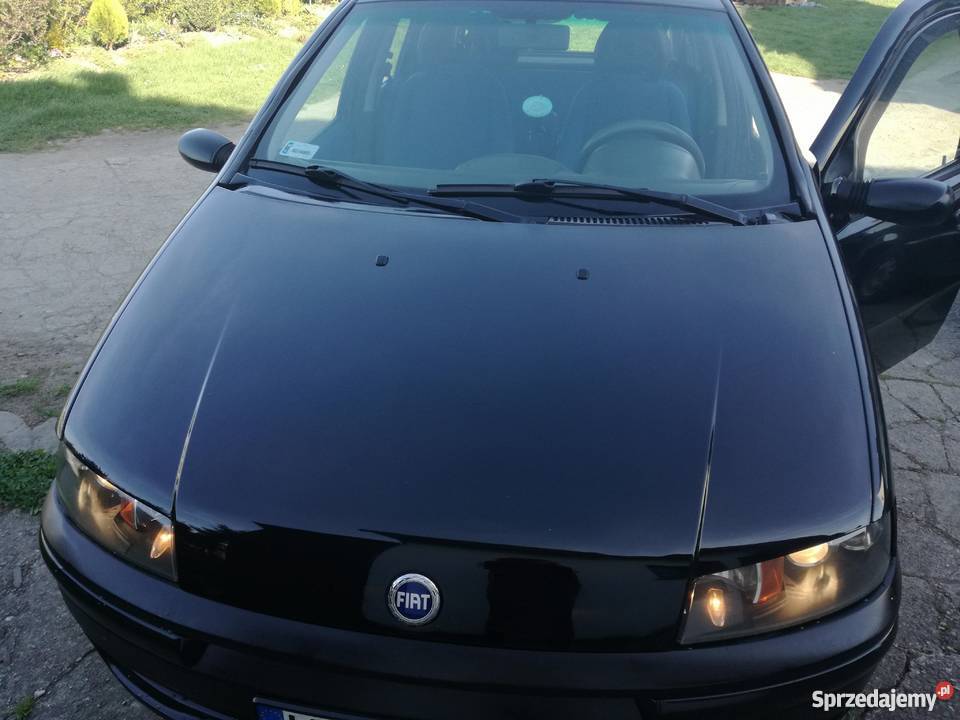 Fiat Punto II 12 czarny garażowany Limanowa sprzedam