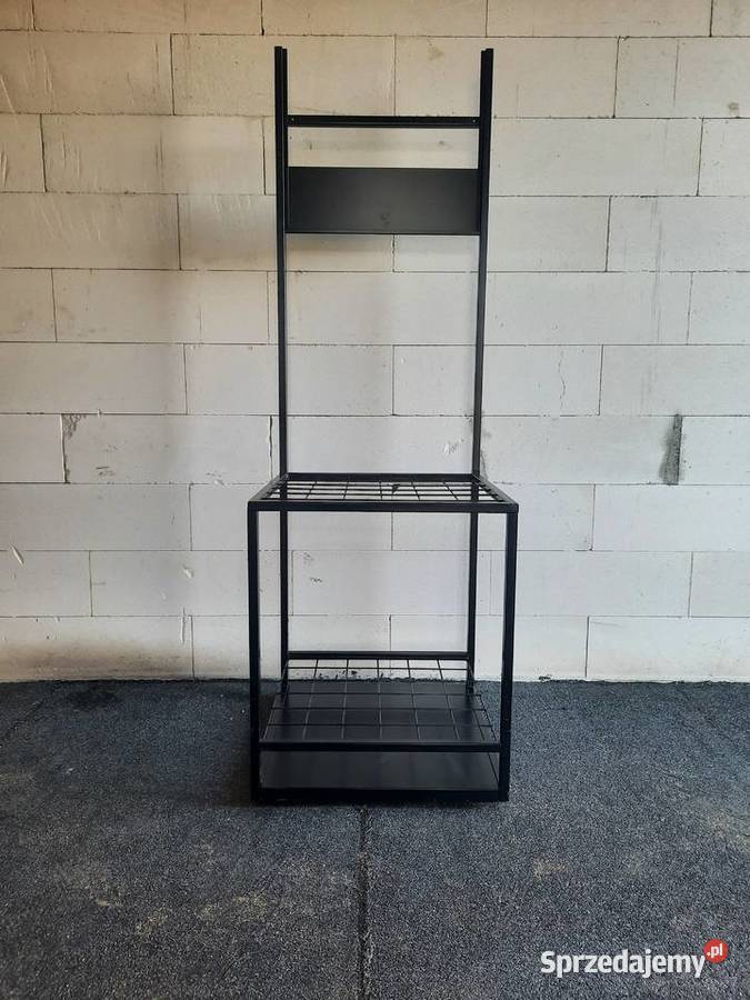 Regał Wieszak Czarny Przyszowa