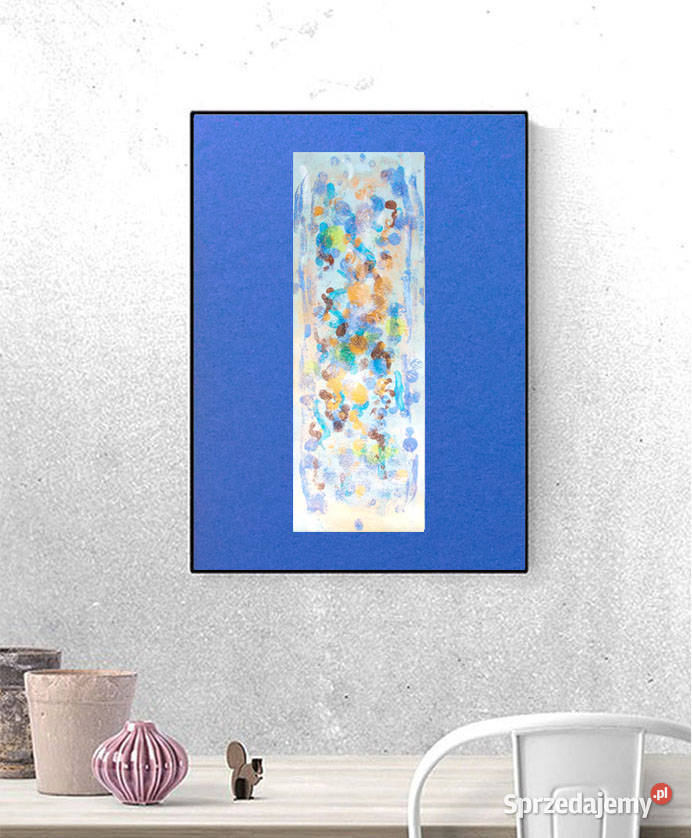 minimalizm dekoracja abstrakcja granatowa marine Kraków sprzedam