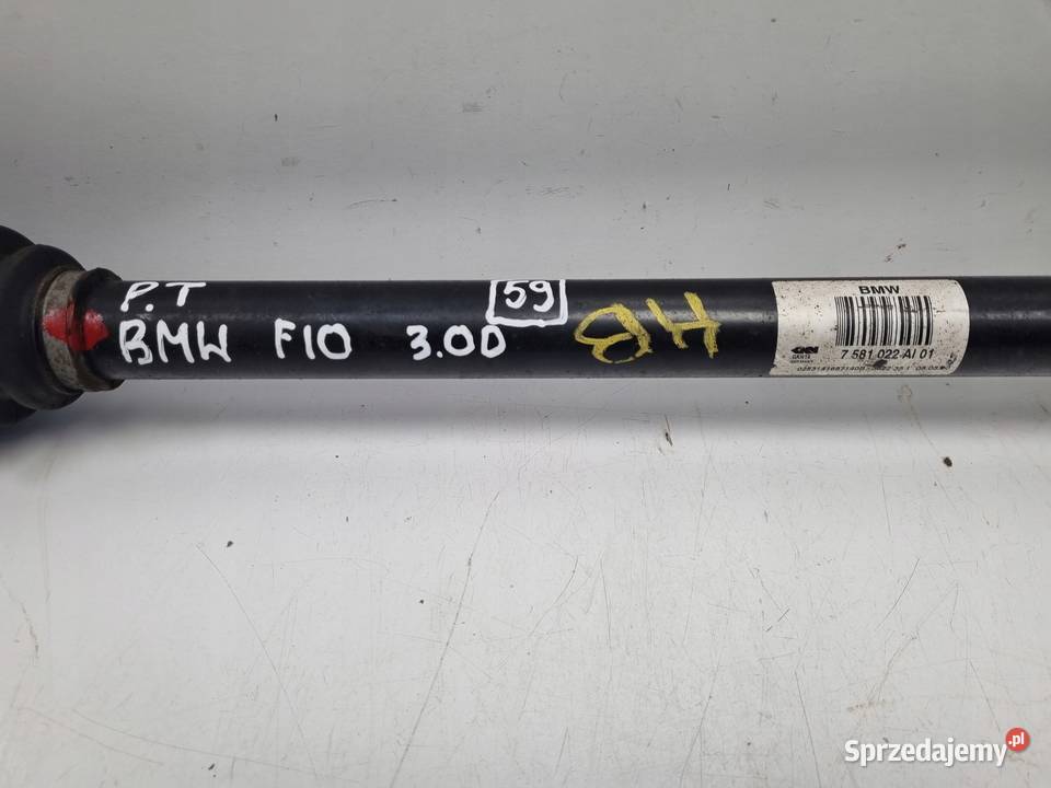 PÓŁOŚ Bmw 5 F10 F11 20 D 30 D PRAWA TYLNA Chełm