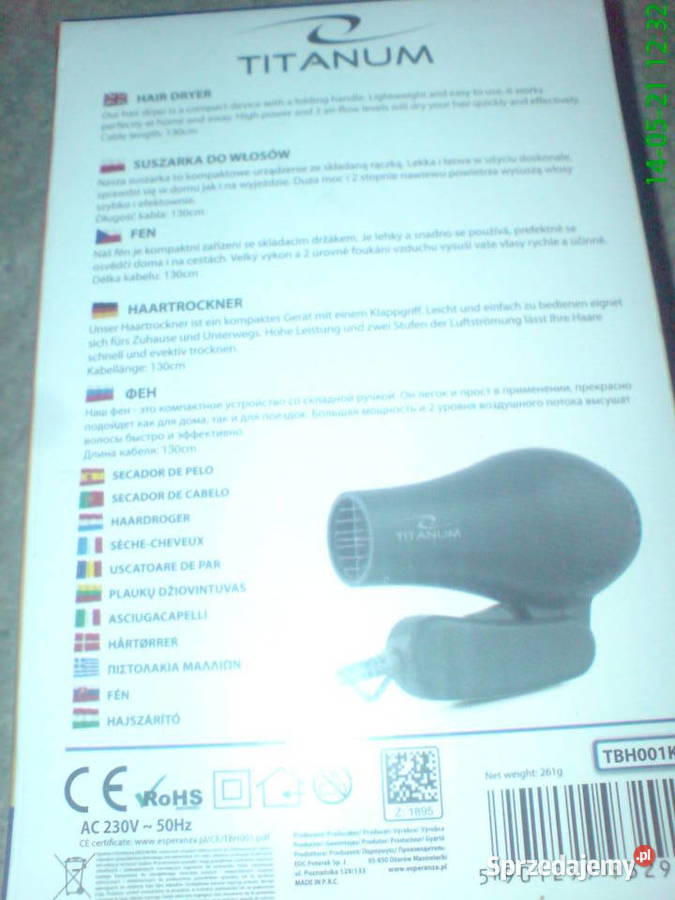 Mikser ręczny 150 W moc silnikastalowe elementy Łódź