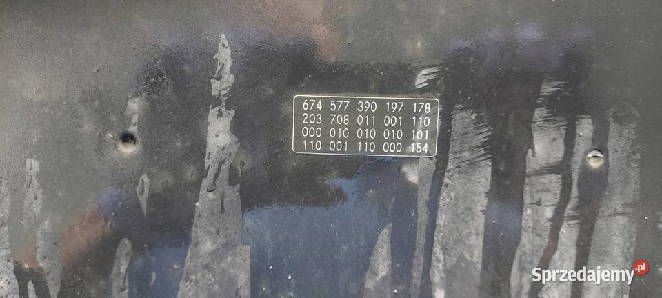 BŁOTNIK PRAWY PRZÓD MERCEDES CLC LAK 197 BEZ Błotniki wielkopolskie Międzychód