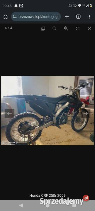 Honda CRF 250 swap moretti 250 Diabolini Loncin Dynów