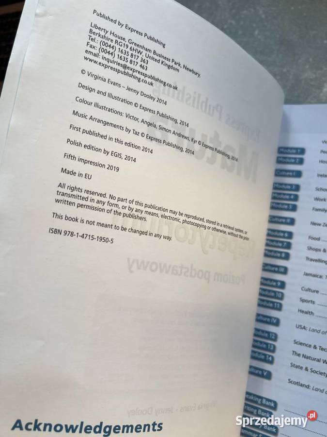 Express Publishing Matura Repetytorium poziom podkarpackie Jasło sprzedam
