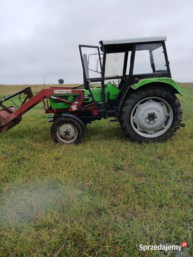 Deutz 5206 z turem ładowaczem Chybice