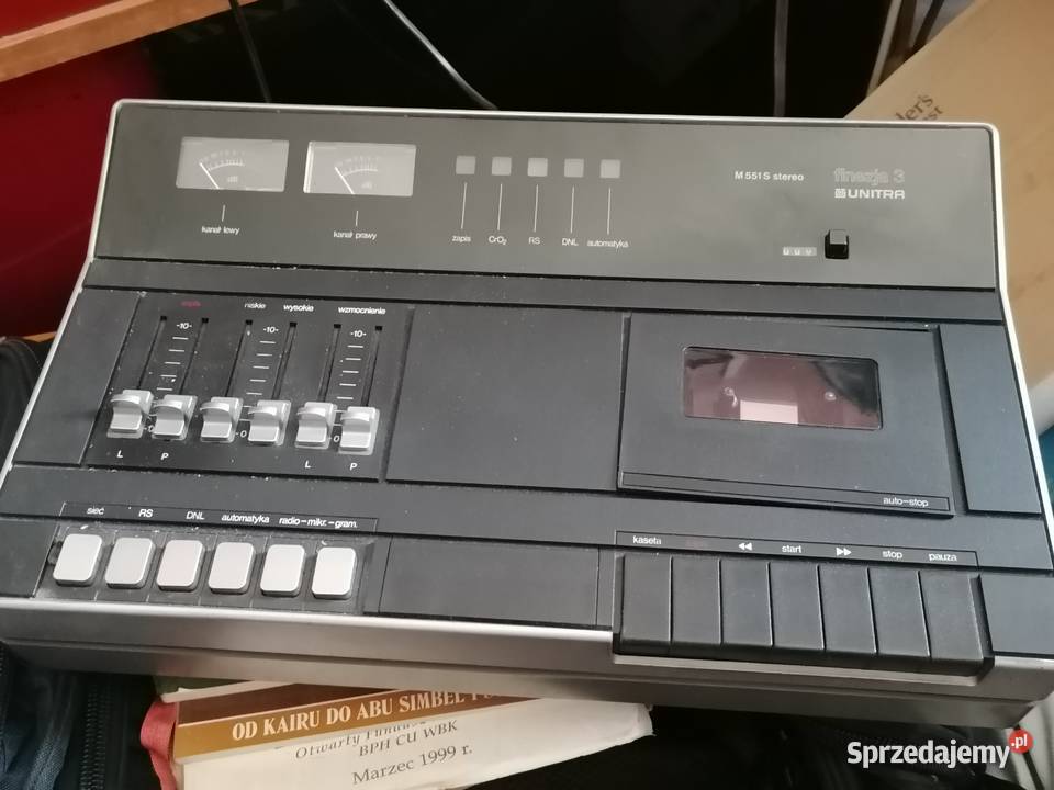 Magnetofon kasetowy Finezja z końca lat 70tych małopolskie Kraków