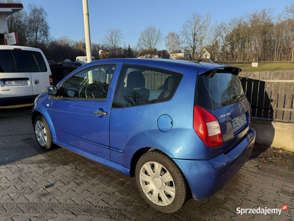 Citroen C2 14 benzyna 73 ładny świeżo lakier metallic
