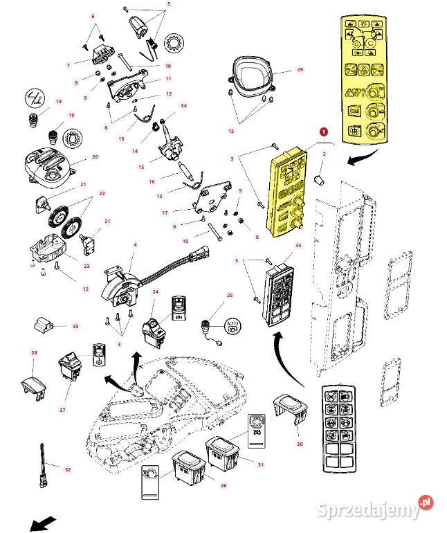 Panel sterowania kontrolny Massey Ferguson Białystok sprzedam
