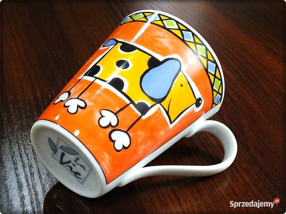 Kubek porcelanowy z pieskiem Bark Kora lubuskie Żary