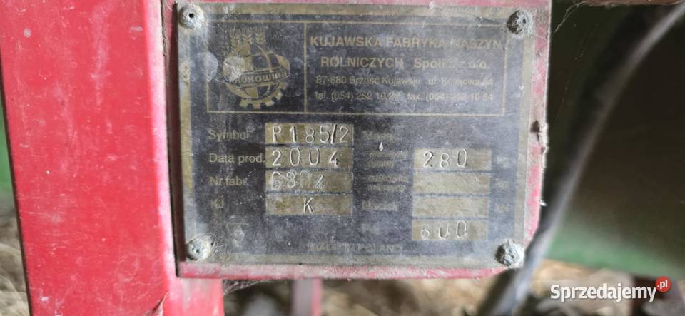 Opryskiwacz Krukowiak 600L lubelskie Uchanie