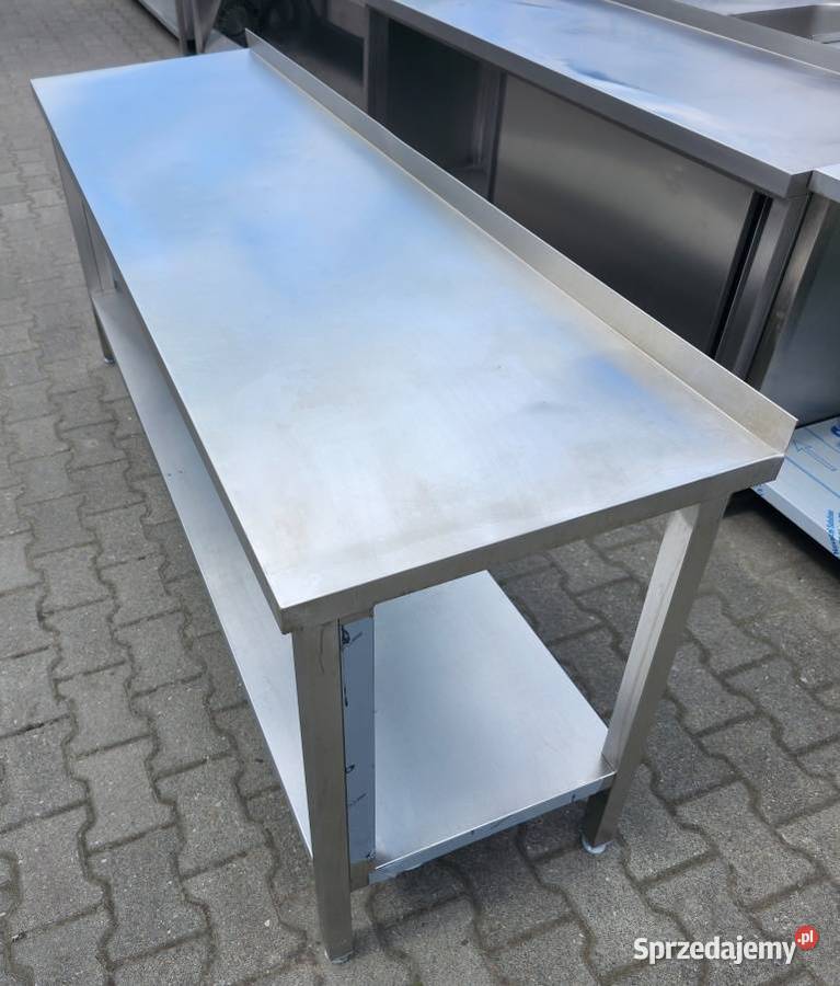 Stół Gastro z Półką 2006085 M864 N Biznes i Przemysł Nowe Skalmierzyce