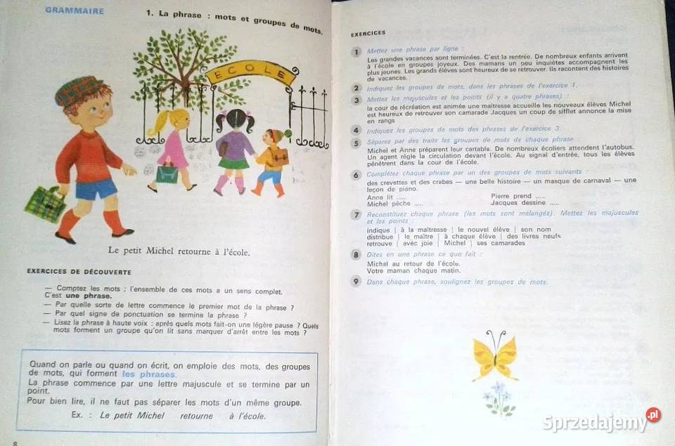 Grammaire pour Ecrire et Parler P Delpierre F Rok wydania 1968 Chełm