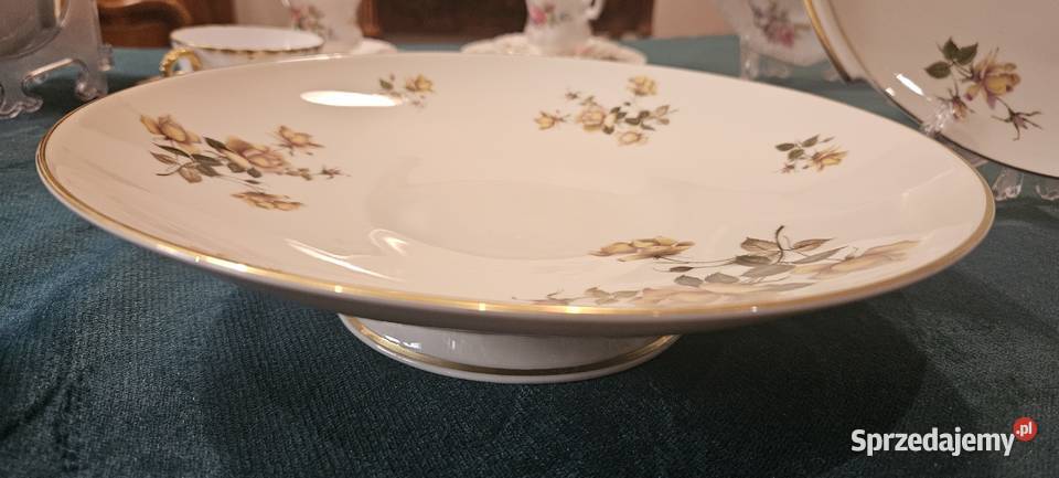 Rosenthal Aida 2 duże patery żółta róża Antyki, Sztuka, Kolekcje Lublin