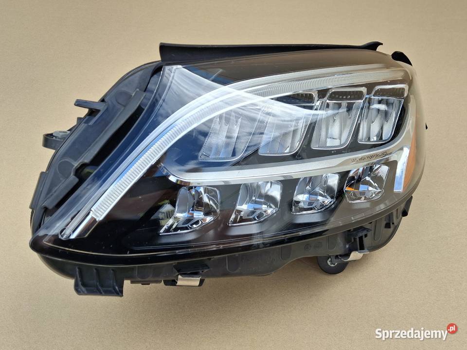 MERCEDES CKLASA W205 LIFT USA REFLEKTOR LEWY Lampy przednie Bieleń