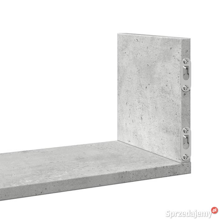 Półki ścienne 3 szarość betonu 80x18x18 WM853293 Warszawa sprzedam