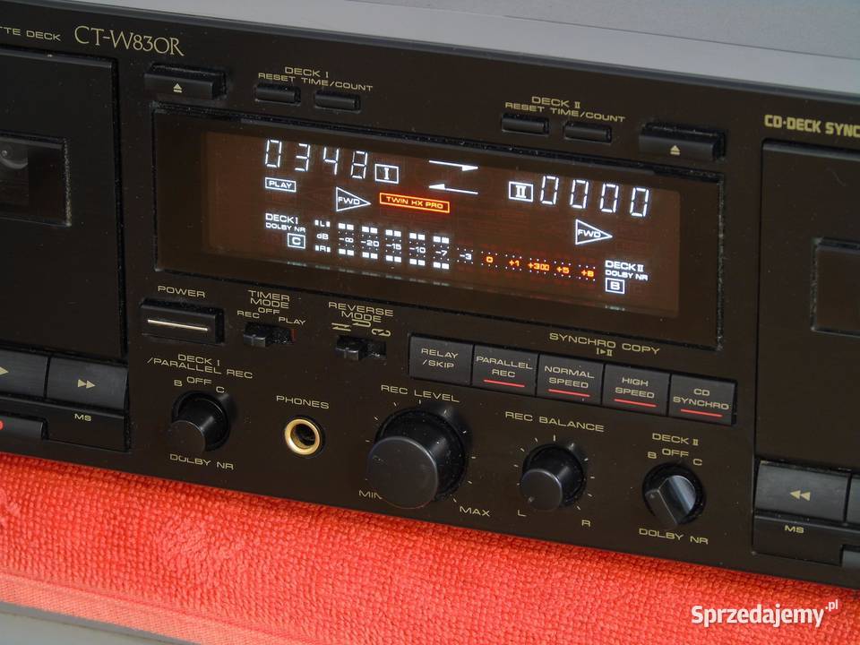 Magnetofon Pioneer CTW830R sprawny i ładny Jasło
