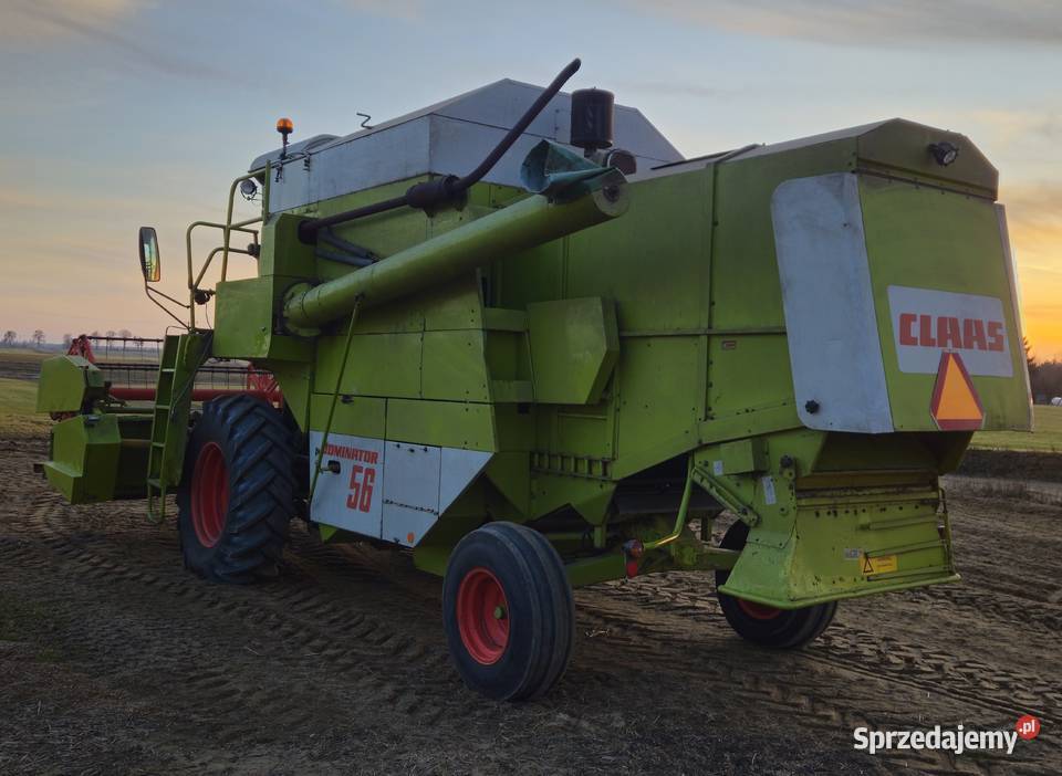 Claas Dominator 56 heder 36 m wózek Claas kujawsko-pomorskie Świekatowo