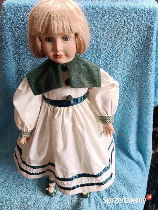 Porcelanowa Lalka Vintage 7 Rękodzieło lubelskie Lubartów