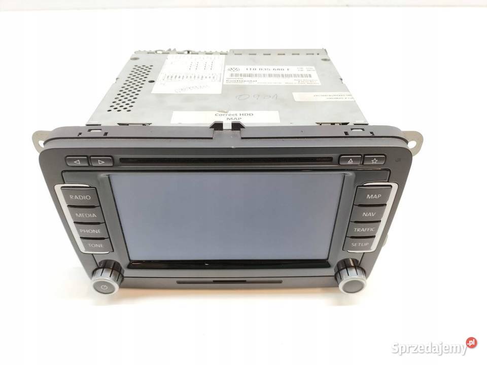 RADIO KOD DO RADIA 1T0035680F Skoda Superb II Sprzęt audio fabryczny