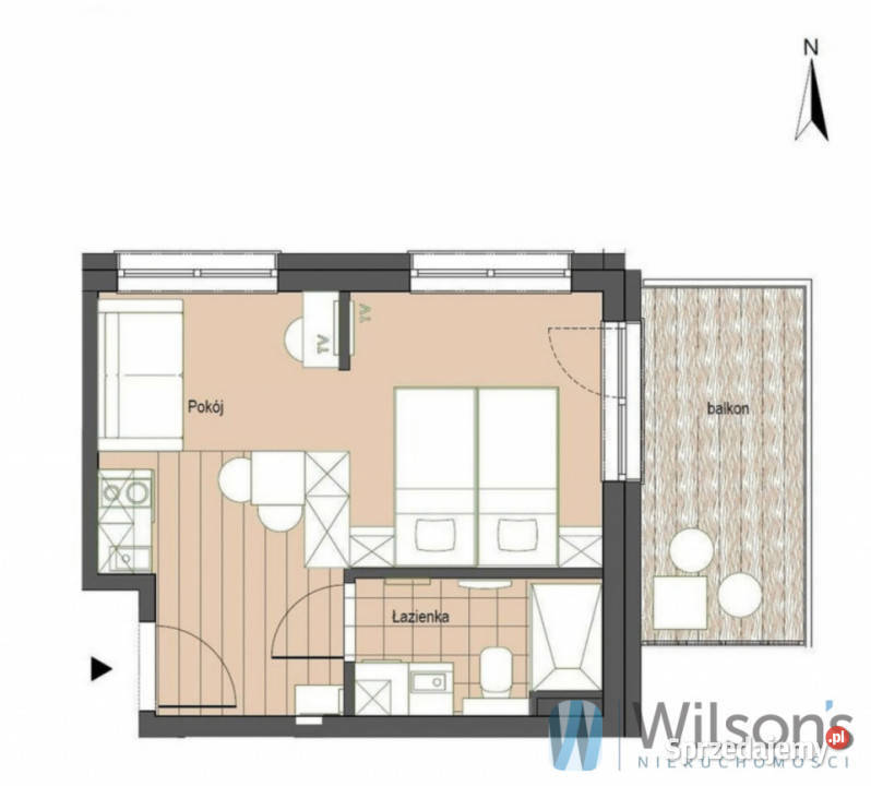 Sprzedam mieszkanie 2433m2 2pokojowe Stegna Sprzedaż