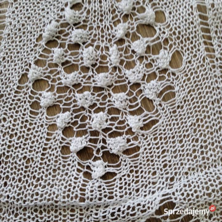 Duża serweta dziergana oszydelkiem Grajewo