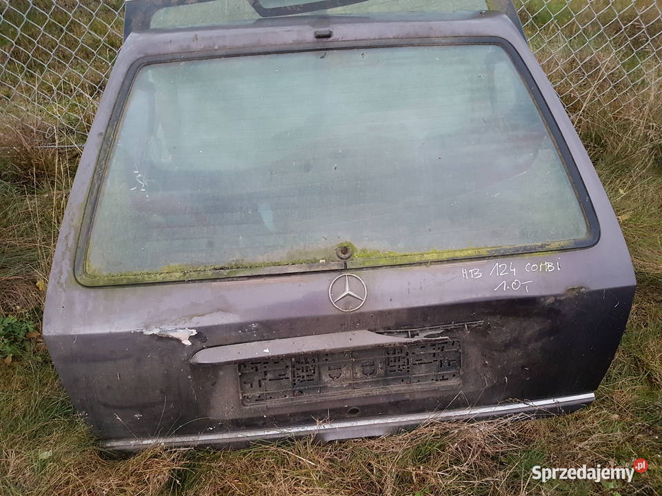 MERCEDES 124 KOMBI KLAPA TYL SZYBA TYL LISTWA Turek