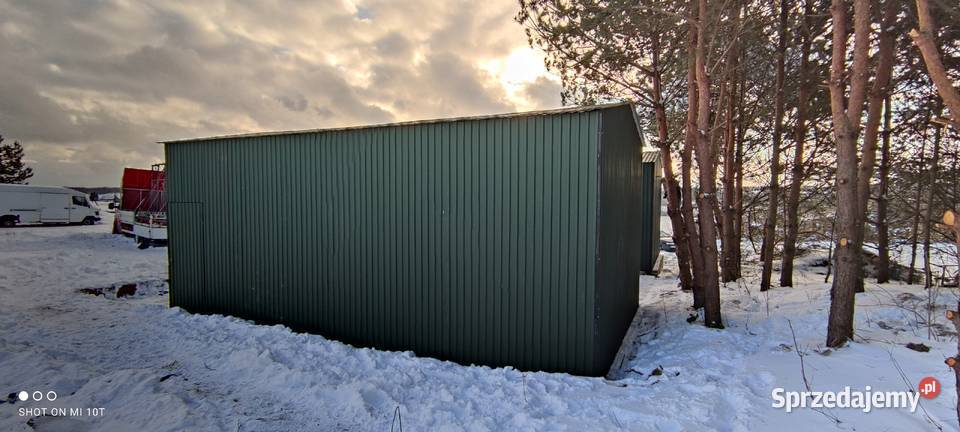 051 Garaż Blaszany MAGAZYN Garaże Blaszane Wiata 30m2 Tuchola