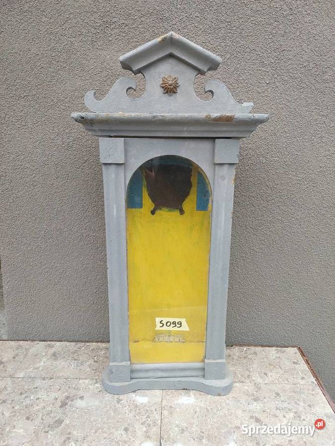 S099 Skrzynia obudowa starego zegara szafka Antyki Tczew